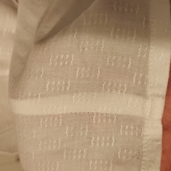 Lee Cooper East London Women's White Button-Up Bubble Sleeve Top Sz L - Picture 4 of 7